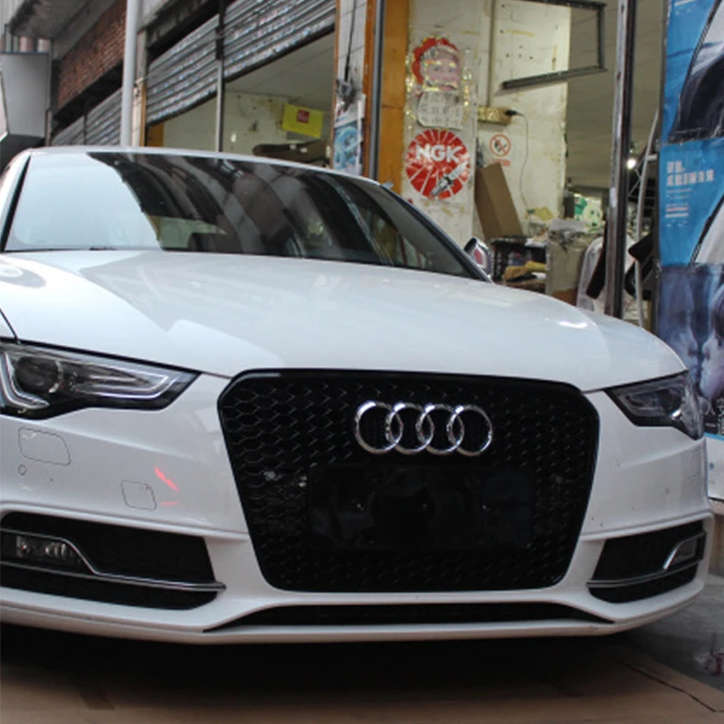 

For Audi A5 RS5 Style Black Frame black front Grill Grille 2012~2016