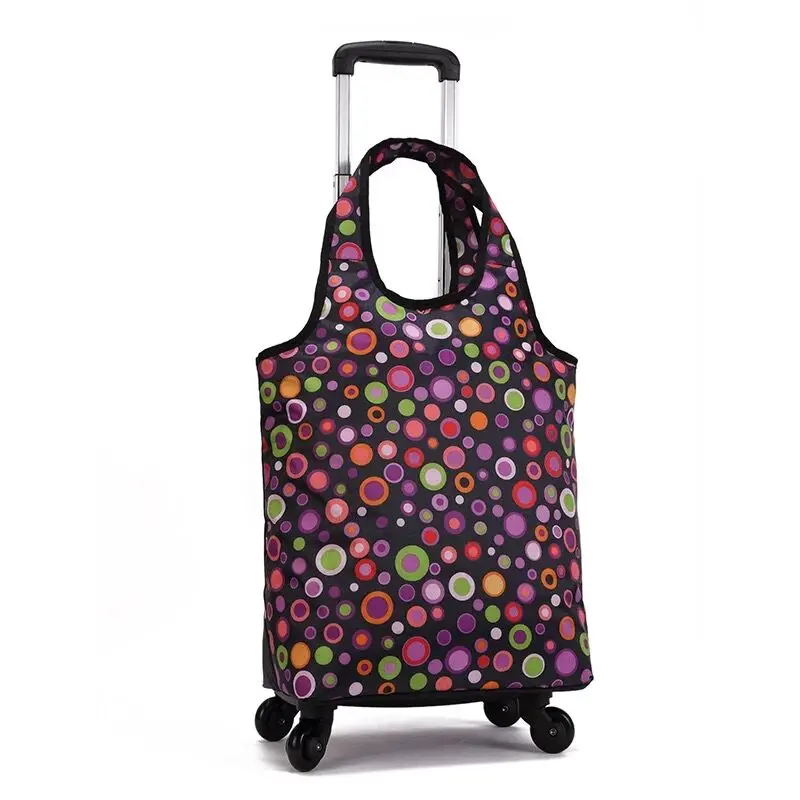 

New Oxford cloth Travel Suitcase,Cabin Rolling Luggage Bag,Handbag with wheel ,Grocery shopping cart Detachable Trolley bag