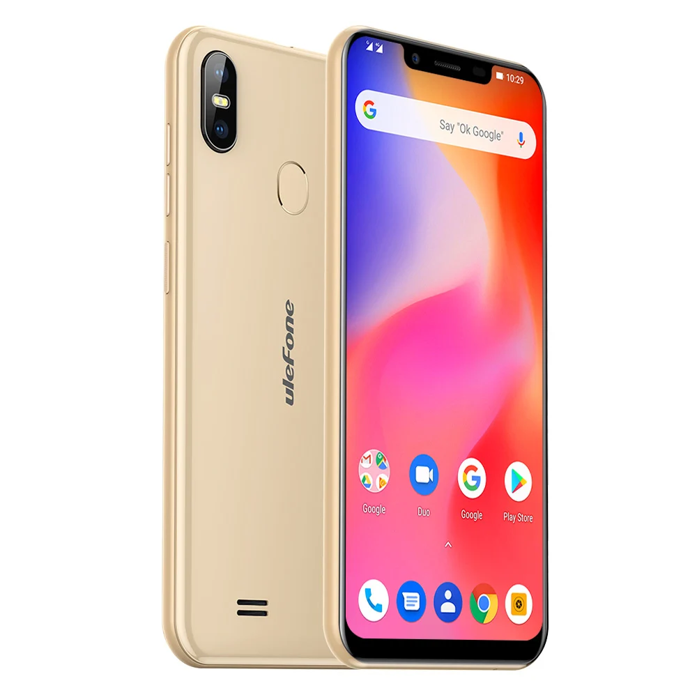 Мобильный телефон Ulefone S10 Pro, 5,7 HD+ 19:9, 2 Гб ОЗУ, 16 Гб ПЗУ, 16 МП, Android 8,1, четырехъядерный смартфон MT6739WA, разблокировка лица, 4G