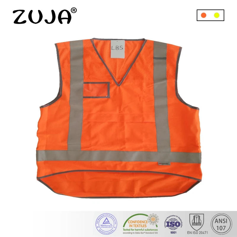 

Safety Vest Traffic Garments High Quality Adjustable Vest
