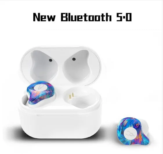 Blooming Sabbat X12 Pro Беспроводной Bluetooth гарнитура V5.0 вкладыши пара наушников с зарядным устройством наушники Беспроводной Bluetooth наушники - Цвет: Blooming