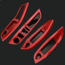Finestra di automobile Sollevatore Cornice del Pannello di Copertura Decorazione Assetto Sticker Per Ford Focus 2009-2017 MK 3 4 MK3 MK4 4 pz/set accessori