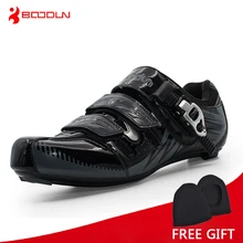 Boodun Men Road Cycling Shoes Bicycle Athletic Racing Sports Shoes Bike Professional Self-Locking Shoes zapatillas ciclismo