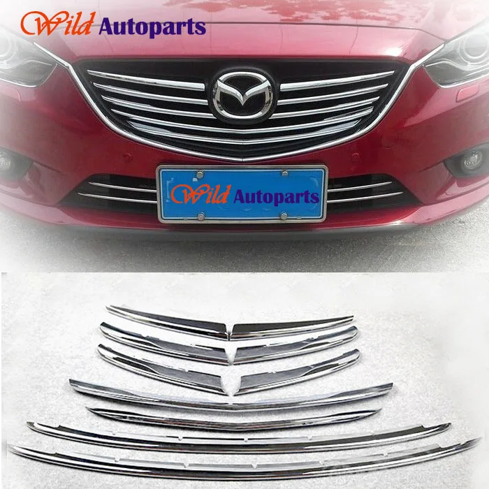 10pcs Chrome Front Grille Grille Cover Trims fit f...