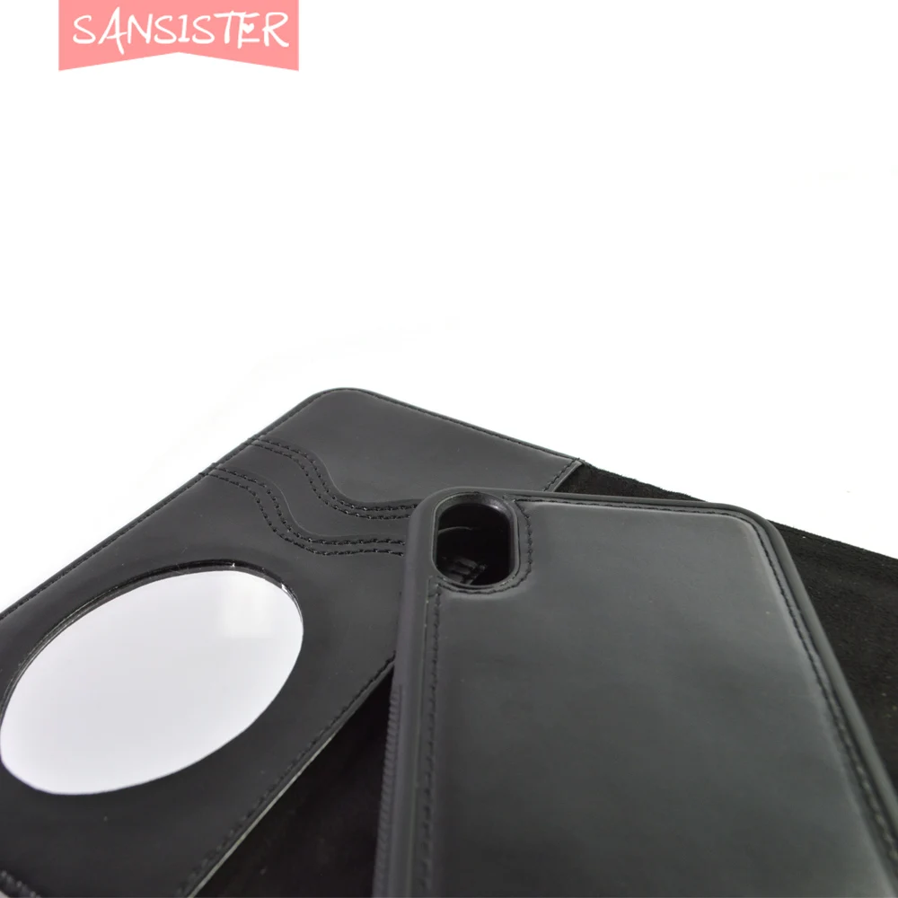 Sansister модная женская сумка Сьемный чехол для телефона для iPhone 6 6S 7 8 8Plus X XR X Max чехол дизайн кошелек "любовь" со слотом для карт
