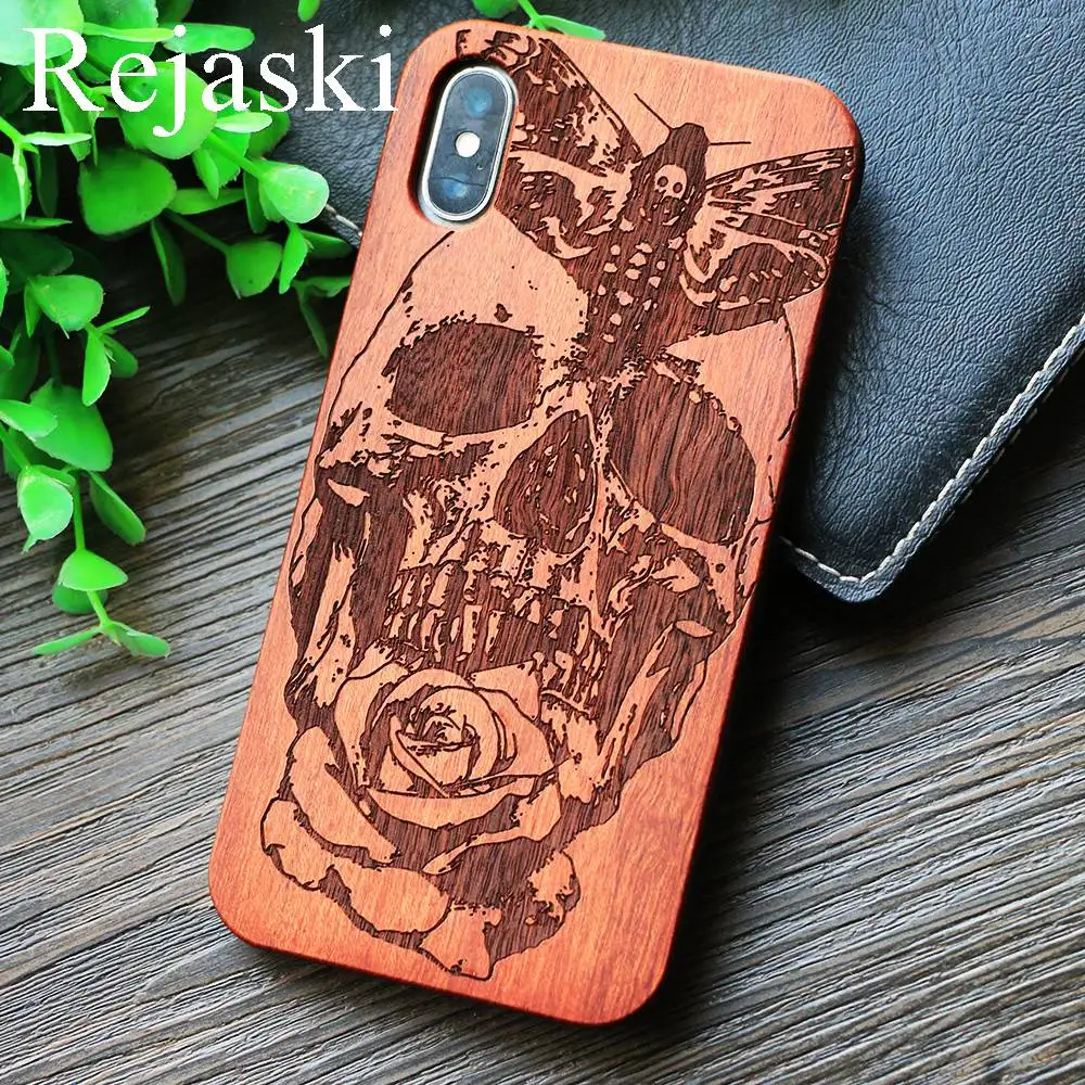 Деревянный чехол для iPhone X XS XR Xs Max 7 8 Plus 5 6 6s SE|Бамперы| |