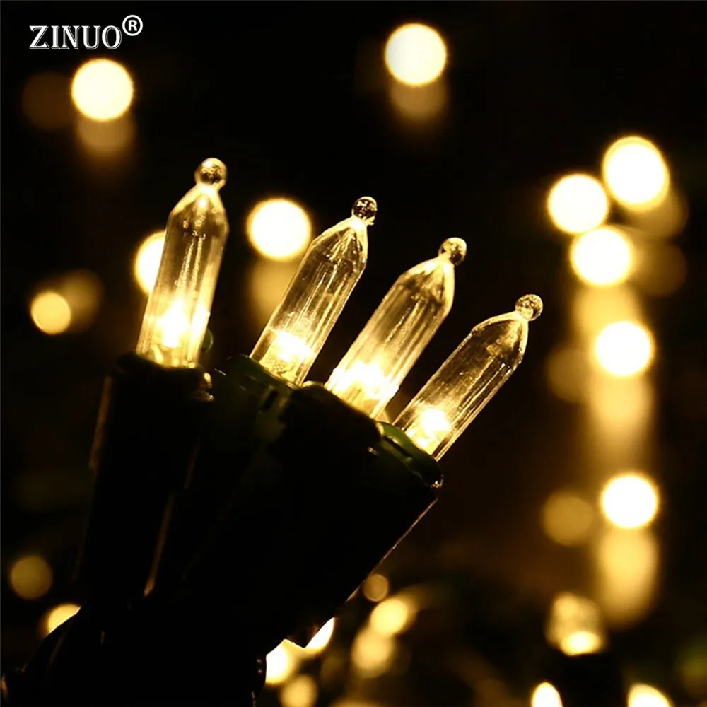 

ZINUO LED Mini String Lights M5 100LEDs Solar Fairy Christmas Lighting For Outdoor Garden Patio Wedding Holiday Party Decoration