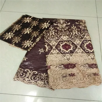 

African lace fabric 2018 high quality lace African Bazin fabric embroidered 2017 Bazin riche brode for dress KC5-69