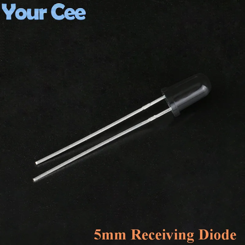 LED 5mm 940nm IR Infrared Emitting & Receiving Diode Round Tube Light Flame Sensor For Diy Electronic (2)