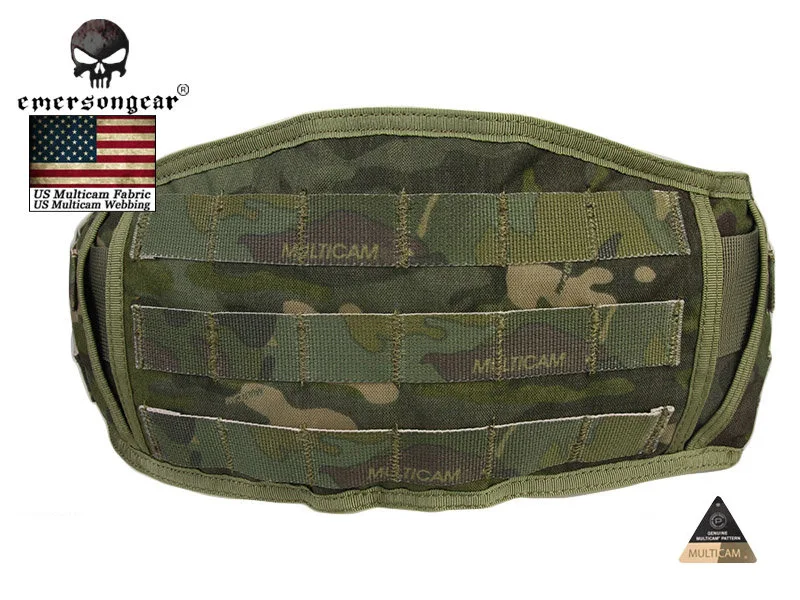 EmersonGear-Padded Molle Waist Belt, Airsoft Tactical Combat Belt, EM9086