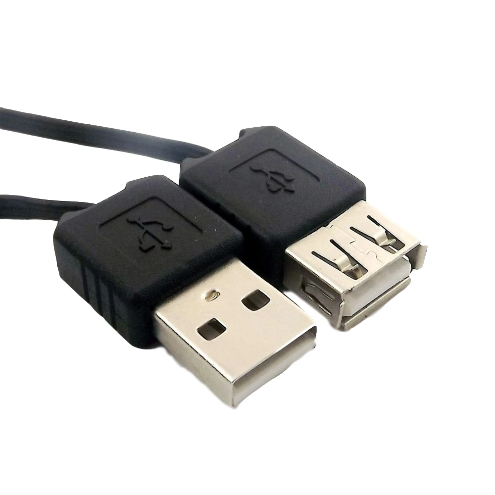 20 шт USB 2,0 мужчина к USB 2,0 гнездовой разъем Мужской к женскому порту удлинитель выдвижной Соединительный шнур