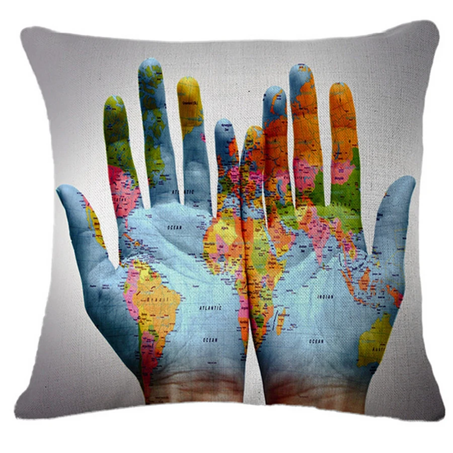 3d خريطة العالم ملونة مكتب ديكور المنزل كرسي أريكة رمي غطاء وسادة قطن كتان الهندسية الزخرفية pouf b181 3d خريطة العالم ملونة مكتب ديكور المنزل كرسي أريكة رمي غطاء وسادة قطن كتان الهندسية الزخرفية pouf b181