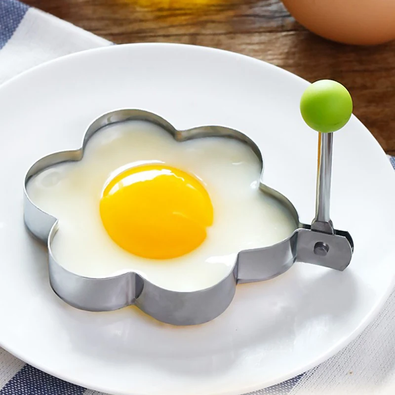 

Stainless steel omelette kitchen mini omelette creative mould model set heart fried egg ring