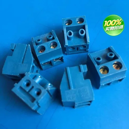 

100sets/lot Screw type PCB Terminal Blocks KF/332K/J-5.0mm-2P 3P Blue Combinable