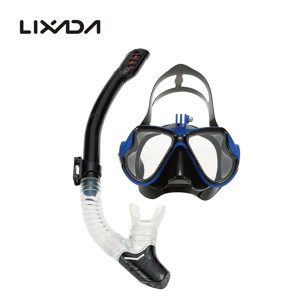 Lixada Adult Diving Masks Scuba Snorkeling Swimming Tempered Glass
