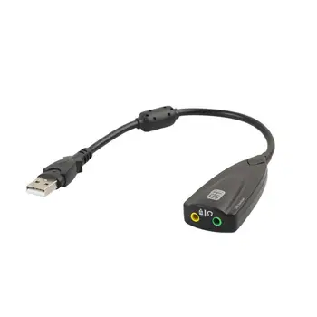 

usb sound card audio interface soundcard External Sound Card 5hv2 Adapter USB To 3D Virtual Channel PC/ Laptop Z575