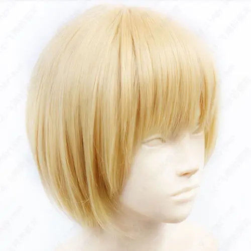 

Attack on Titan Armin Arlert Short Blond Cosplay Wig