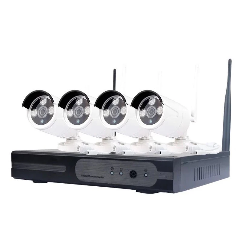 

P2P Wireless CCTV camera System 720P 4ch 1.0MP IP Camera waterproof outdoor P2P Home Security System video Surveillance Kits