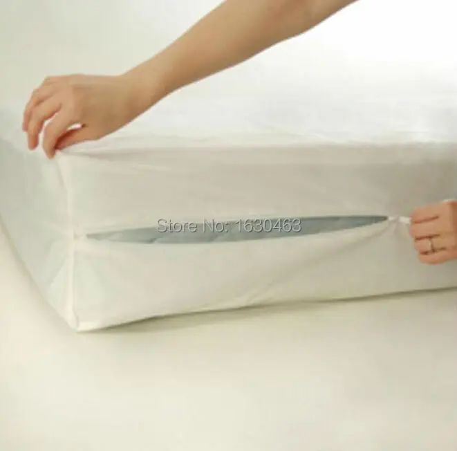 Smooth Allerzip Waterproof Mattress Encat Cover With Zipper Box Smooth Allerzip Waterproof Mattress Encat Cover With Zipper Box Spring For Bed Bug Fit 7 12 In Covers Grippers From Home