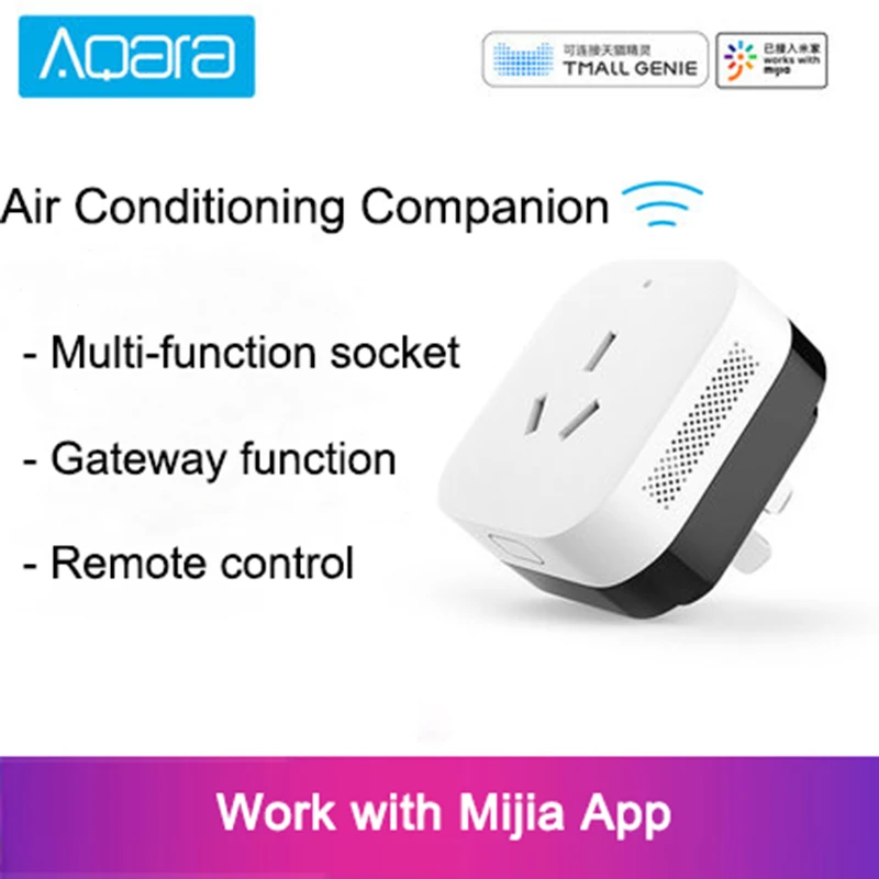 

2018 Xiaomi Gateway 3 Aqara Air Conditioning Companion Gateway illumination Detection Function Work With Mi Smart Home Kits