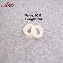 1 см* 3 м 6 шт. лента для наращивания волос Двухсторонняя клейкая лента для ПУ кожи уток лента для волос