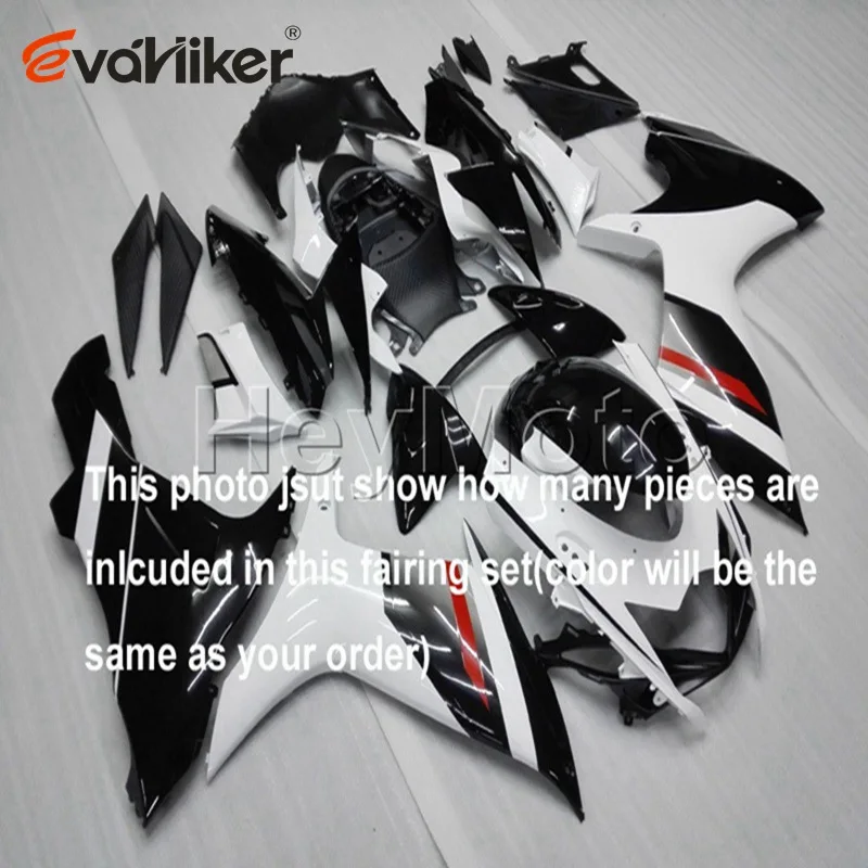 ABS Обтекатели для мотоциклов GSXR600750 2011 2012 2013 2014 2015 K11 GSX R600 11 12 13 14 15 Неокрашенный