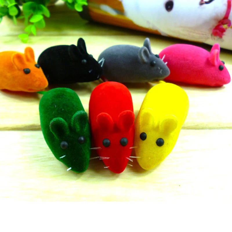 1pc Fun Cat Toy Little Mouse Realistic Sound Toys For Cats ratos