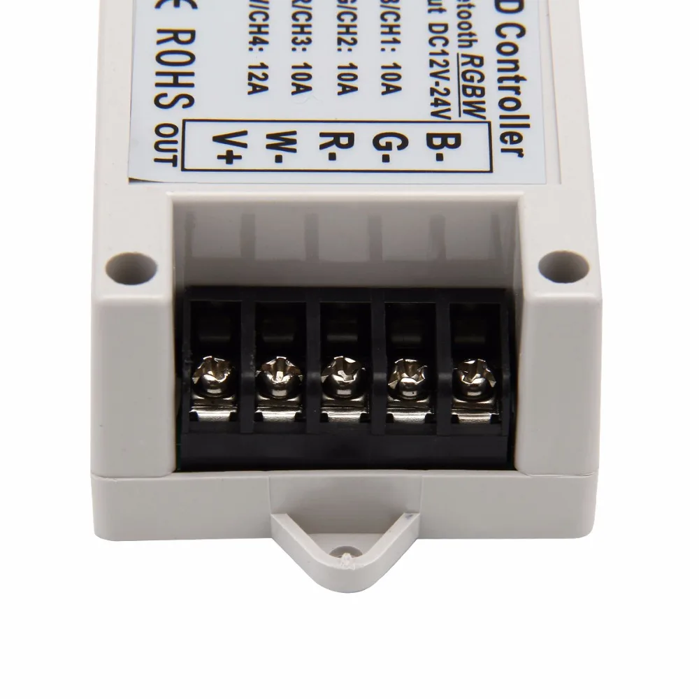 Беспроводной Bluetooth контроллер для RGBW/RGB Светодиодные ленты света DC 12V 24V