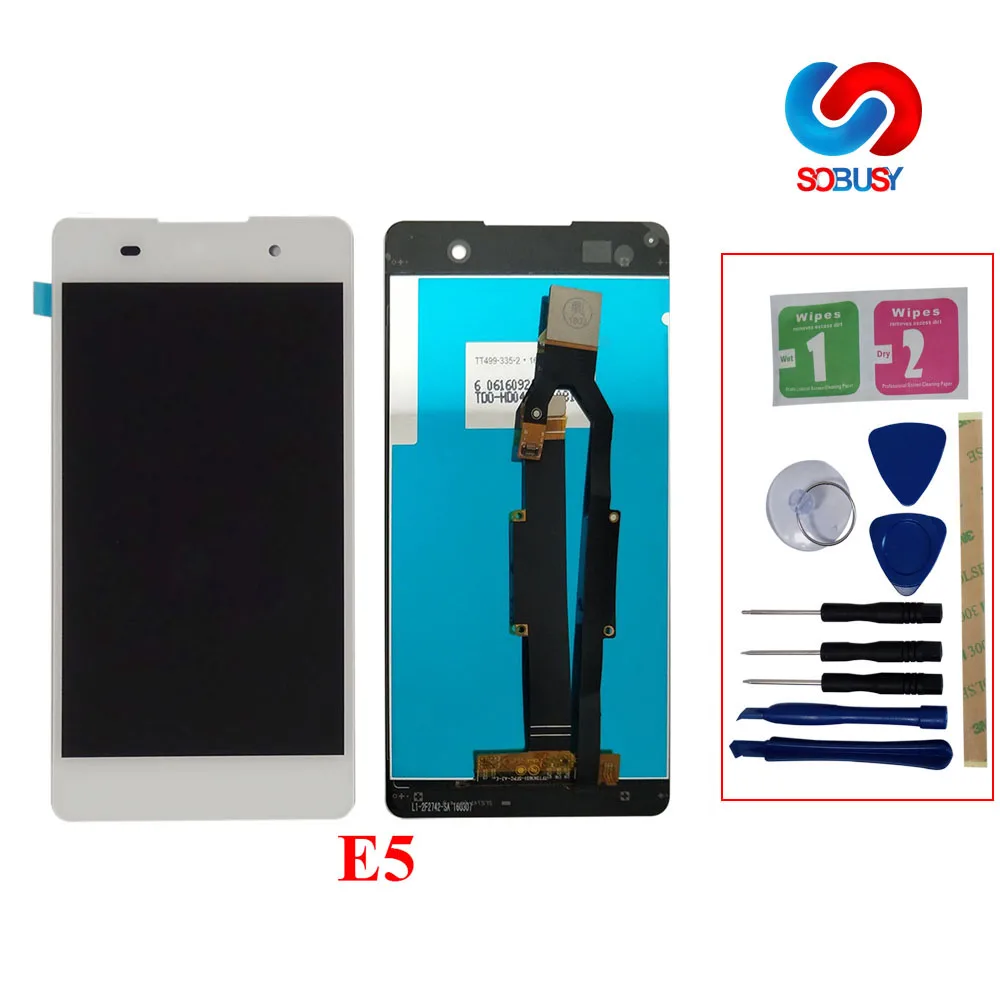 Высокий экран для SONY Xperia E5 pantalla F3311 F3313 ЖК-дисплей дигитайзер ЖК-экран в сборе Tela