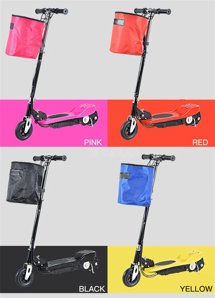 Best 6 inch Wheel Electric Scooter Colorful Color  Easy Folding Scooter Electric Skateboard Bicycle for Children Child 120W Power 15