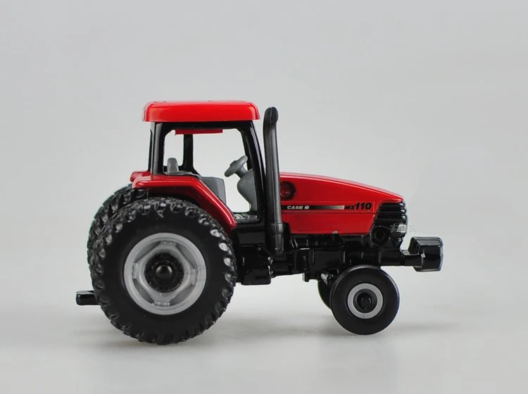 Завод 1: 64 CASE IH mx110 maxxum трактор с duals игрушки из сплава для детей модель прозрачная коробка