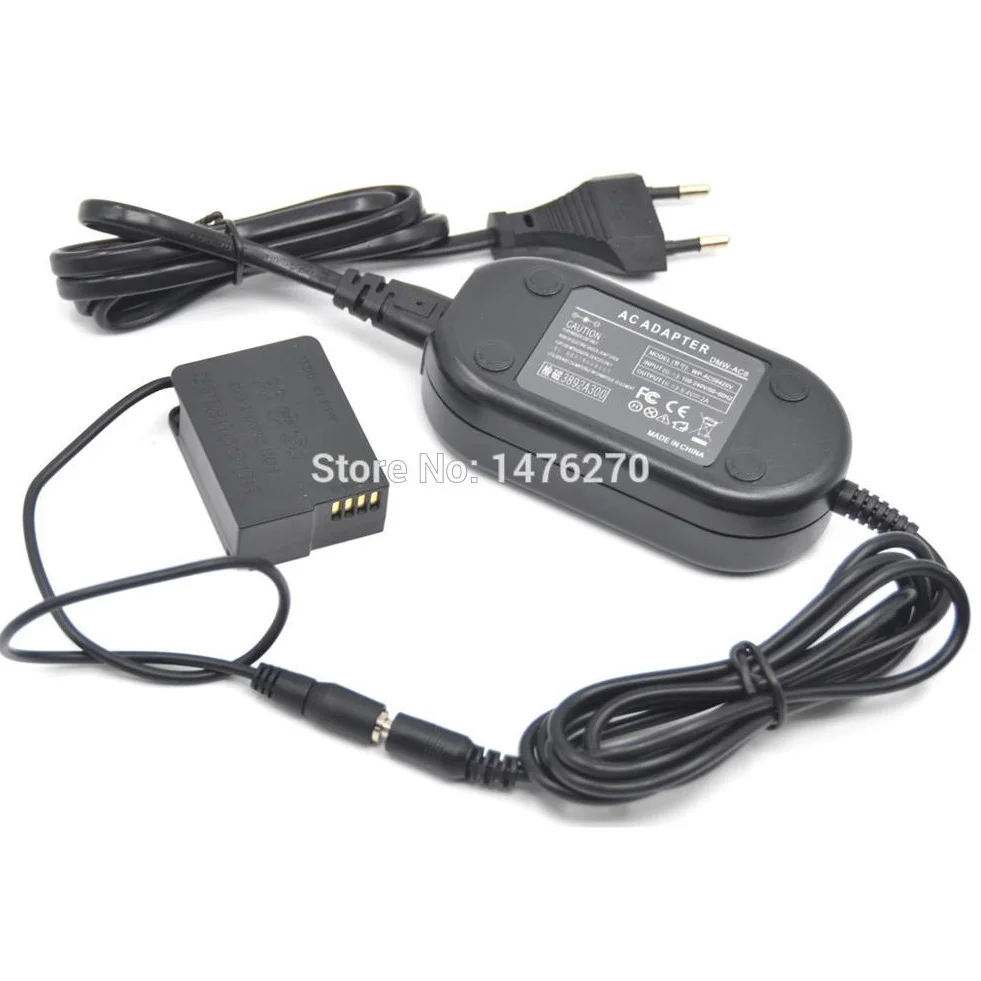 Адаптер питания DMW-AC8 + DCC8 DC муфта DMW-BLC12 BLC12E пустышка батарея для Lumix DMC GX8 FZ1000 FZ2000 FZ2500