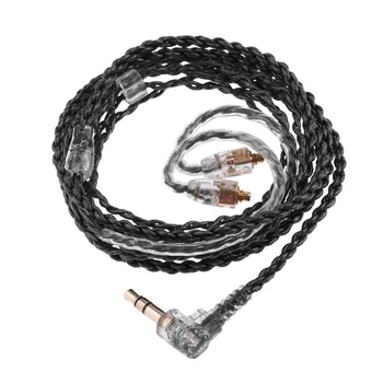 

Hot Earphone Upgrade Cable Custom Made 4 Core For Shure SE535 SE315 SE215 SE425 SE846 UE900 SENFER DT2 UE LZ A3 QT5 MMCX Cable