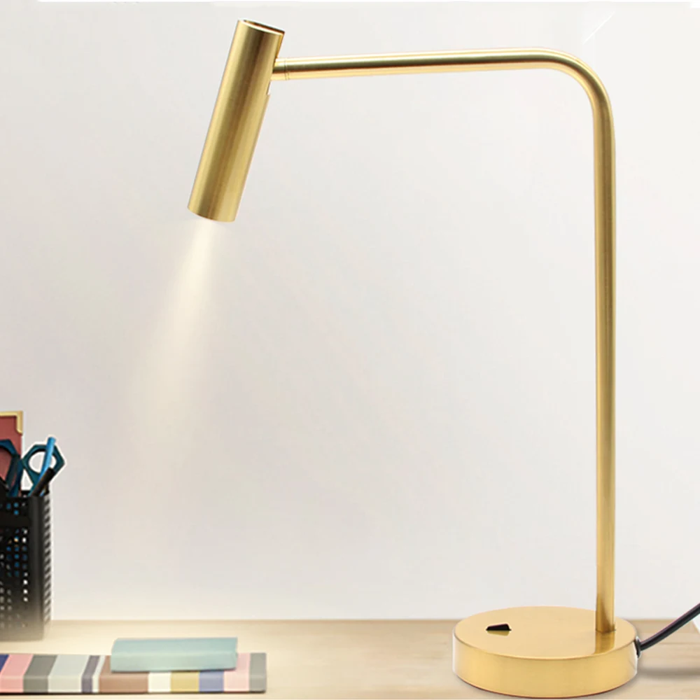 

Student LED Desks Table Lamp Adjustable intensity Reading Night Light AC110V 220V Desk Lamps Modern Room Art Decor Desk Lamps