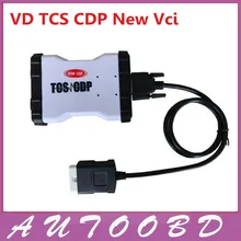 DHL Freeship !!! 2014.R2 Keygen White CDP Firmware 1423 New vci Without bluetooth+carton box VD TCS CDP PRO for cars trucks 3in1