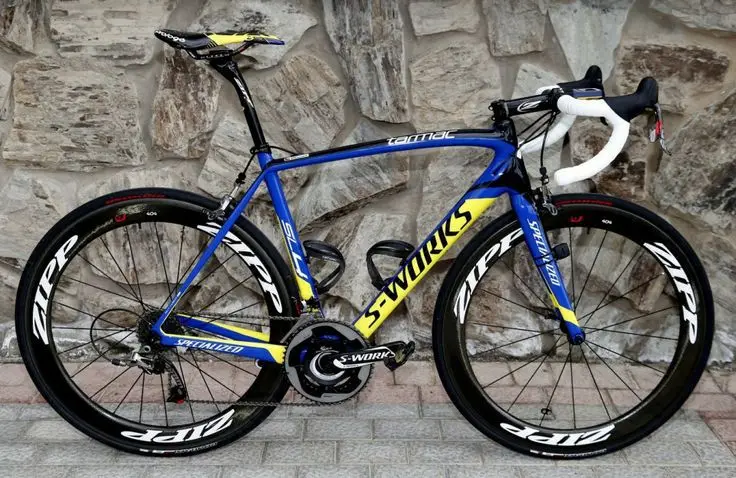 metallic blue bike paint