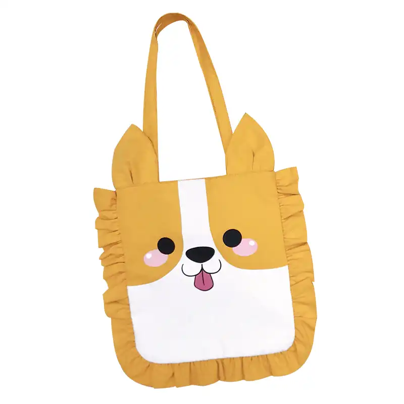 Kawaii Corgi Panda Pig Shape Animal Handbag Girl Canvas Shoulder Bag Children Kids Shopping Tote Bag Students Shoulder Hand Bag Shoulder Bags Aliexpress