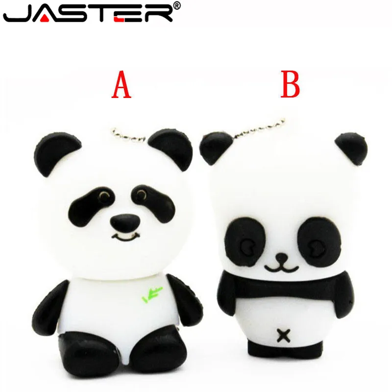 Бесплатная доставка Panda USB флеш накопители (белые) 100% полная емкость 4 ГБ 8 16 32 милые