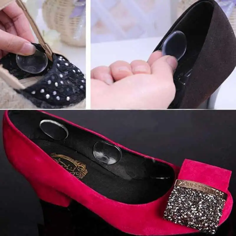 6 шт., Женская силиконовая гелевая стелька для туфлей, вставки, подушечки для девочек, предотвращают Потертость, облегчение боли, уход за ногами, силиконовая Подушечка Для Обуви