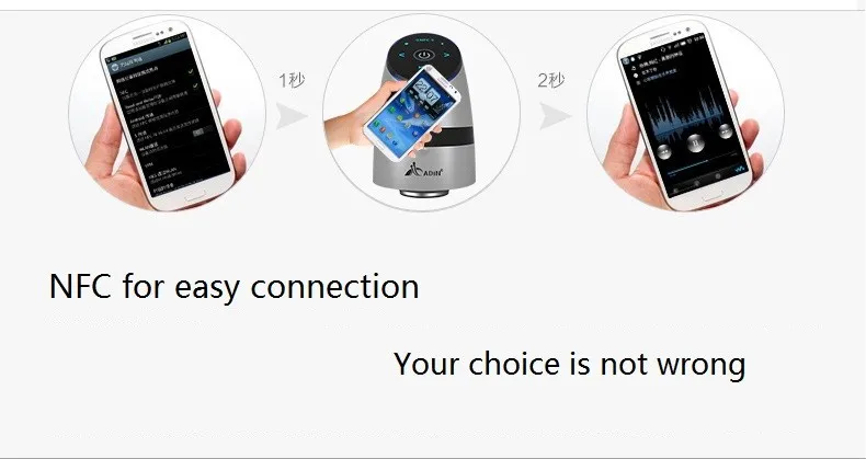 ADIN Вибрация Bluetooth динамик 26 Вт сенсорный NFC динамик Bluetooth Hands-Free Мини компьютеры колонки для телефона Bluetooth портативный