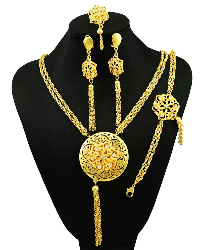 good quality necklace new design big jewelry sets african big jewelry