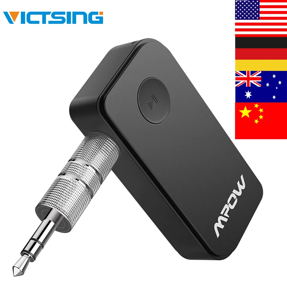 

VicTsing Bluetooth Receiver Protable Car Adapter Bluetooth 4.1 Car Aux Adapter Music Audio Adapter Wireless Car Kits 3.5mm