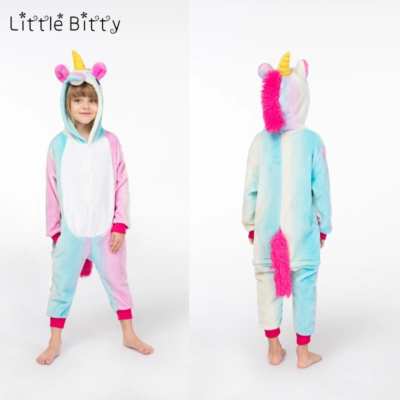 

Children Fashion New Pijamas Unicorn Girls Rainbow Cartoon Animal Stitch Pijamas Unicornio Pajamas Kids Oneise Kids