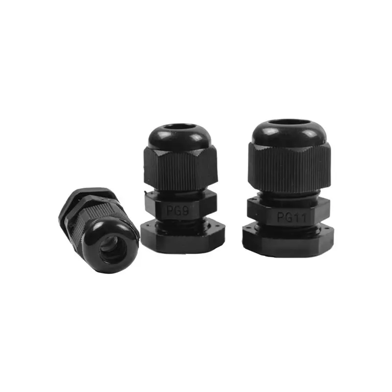 Plastic Waterproof Adjustable 3.5-13mm Cable Gland Joints PG7 PG9 PG11 PG13.5 PG16 24 Pcs,cable gland