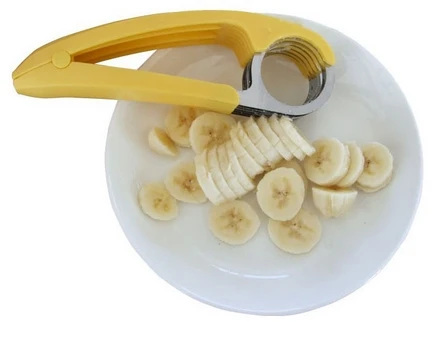 Модный Инструмент Для Резки бананов из нержавеющей стали|banana cutter|fruit cutterstainless steel