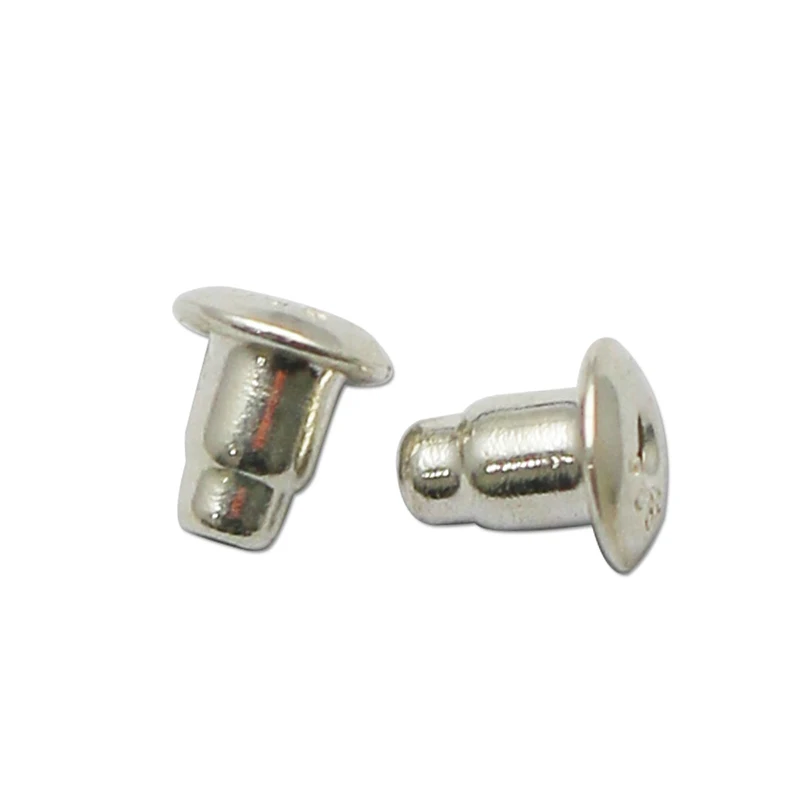 Beadsnice 925 Стерлинговое Серебро маленькие серьги-гвоздики ювелирный компонент 5X3X6 мм женские серьги задние типы фиксатор для серег фиксаторы