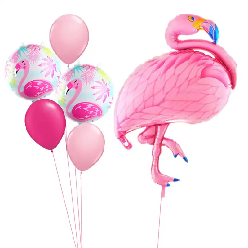 New Baby Girl  Flamingo /& Balloons