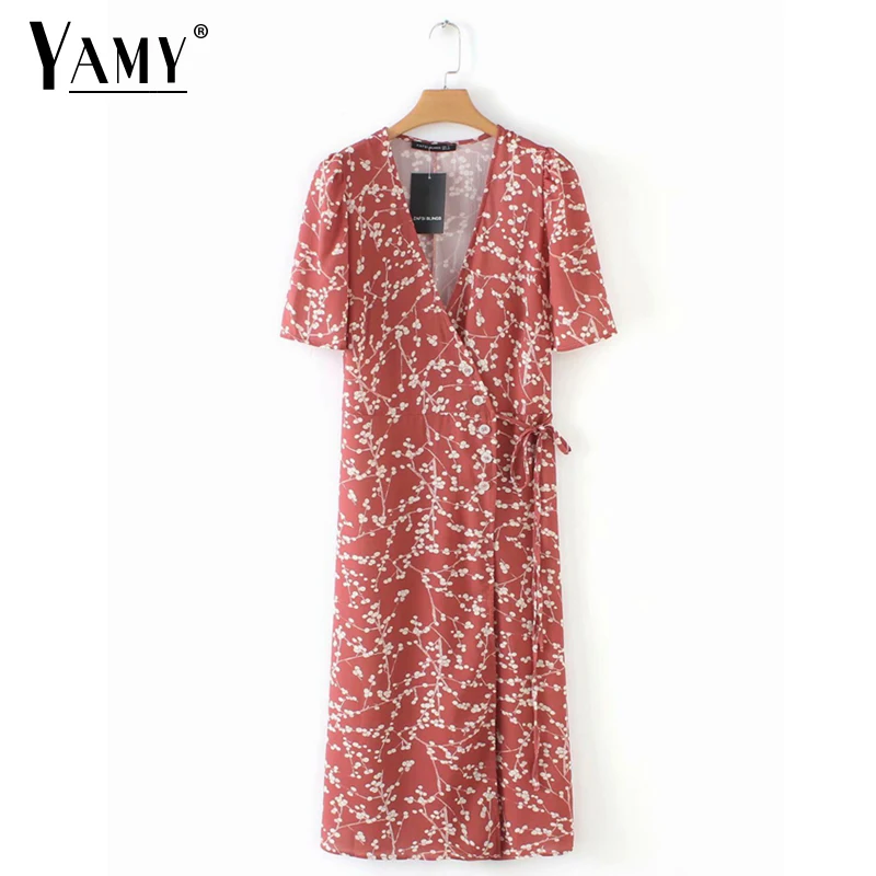 الصيف النساء اللباس الأنيق خمر الشاطئ اللباس قصيرة الأكمام السببية مثير التفاف فستان طويل بوهو الكورية vestidos الصيف النساء اللباس الأنيق خمر الشاطئ اللباس قصيرة الأكمام السببية مثير التفاف فستان طويل بوهو الكورية vestidos