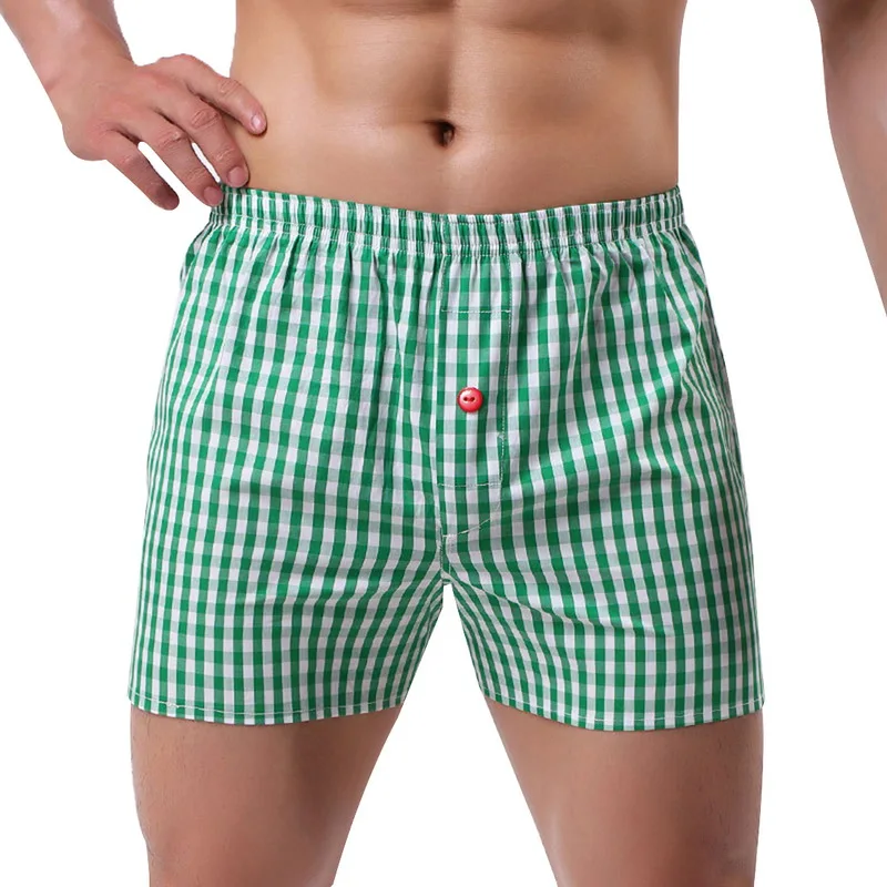 

MJARTORIA Mens Plaid Printing Short Pajamas Pants At-home Sleepwear Summer Beach Surf Casual Loose Comfortable Breathable Shorts