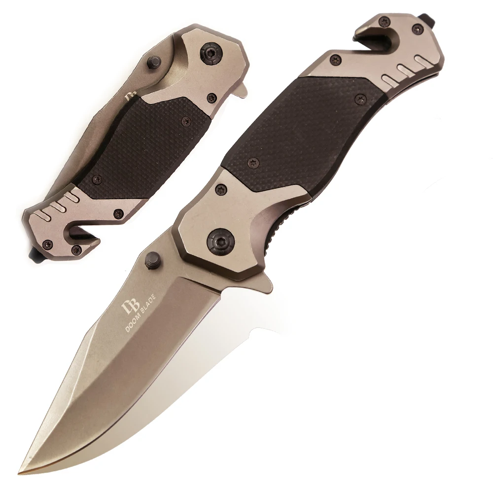 

2D folding knife outdoor tools, wild survival folding knife, picnic barbecue climbing fishing portable pocket MIN knife